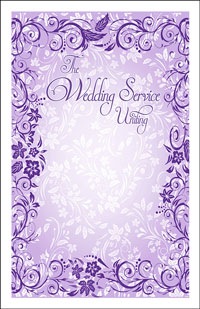Wedding Program Cover Template 11B - Graphic 3